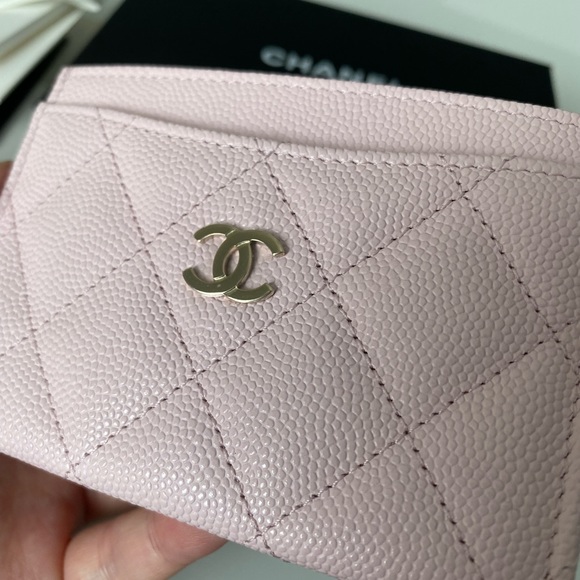 SOLD❌ Chanel Classic Card Holder 22p Light Pink - Picture 3 of 8